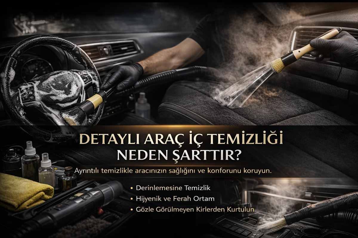 Detaylı Araç İç Temizliği Neden Şarttır?