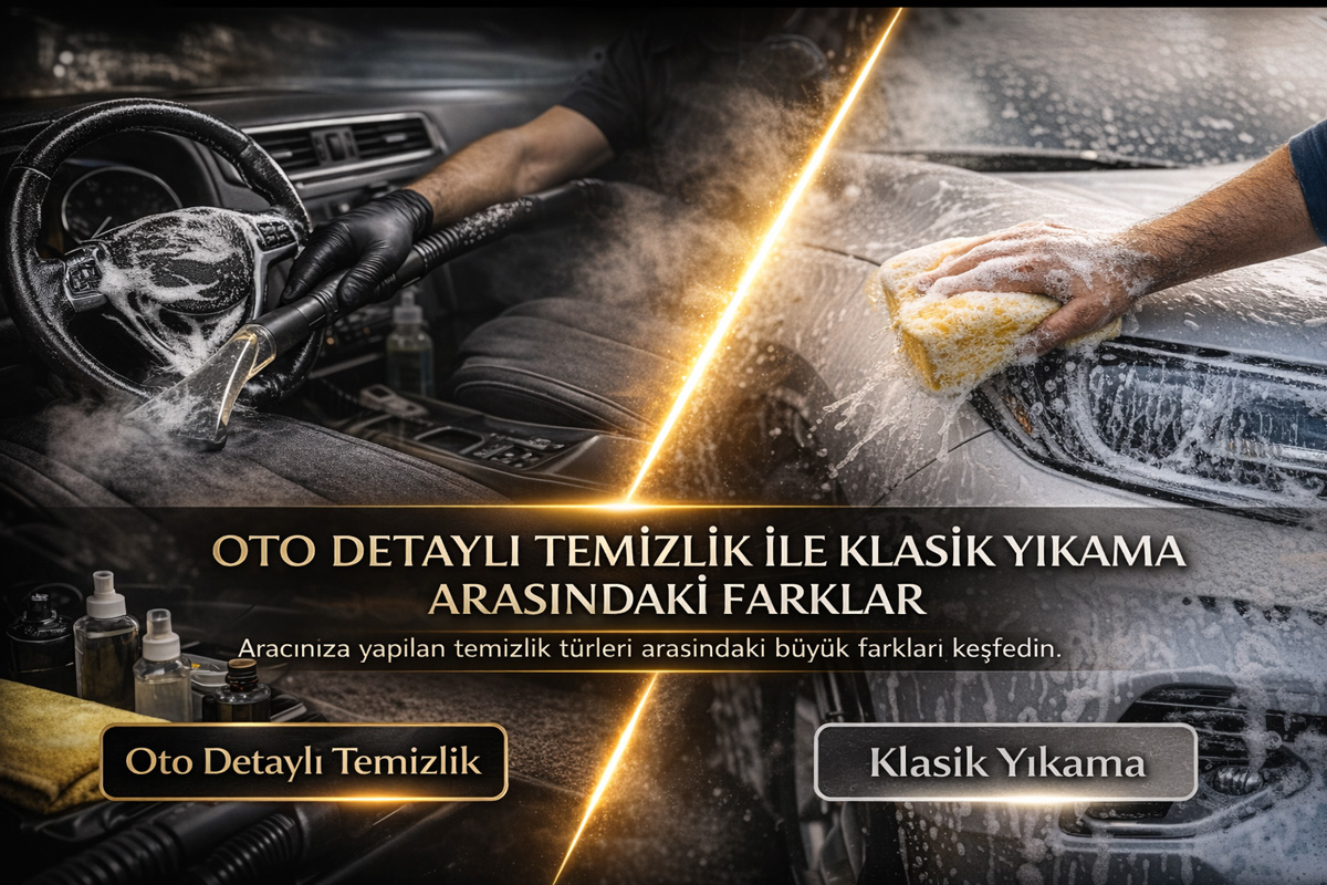 Oto Detaylı Temizlik ile Klasik Yıkama Arasındaki Farklar